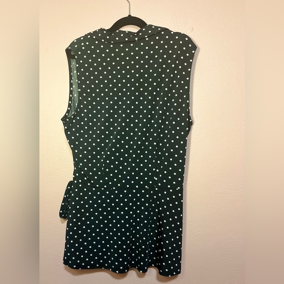 Faith and Joy Polka Dot Sleeveless Top. Size Small - Picture 2 of 3
